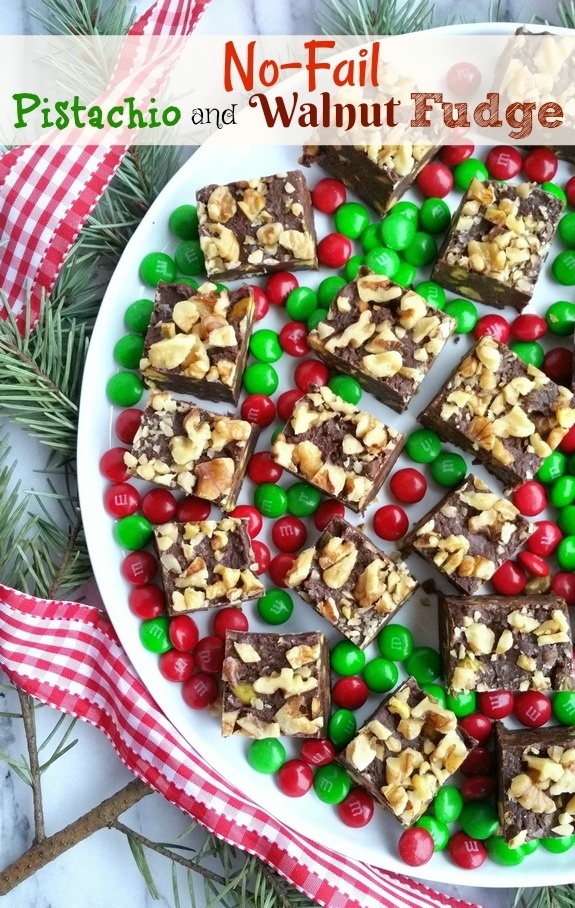 No-Fail Pistachio and Walnut Fudge