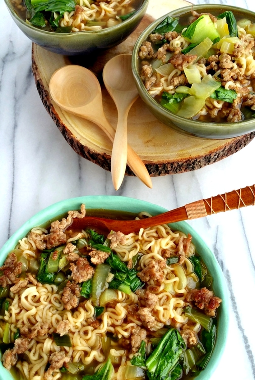 gingery pork ramen