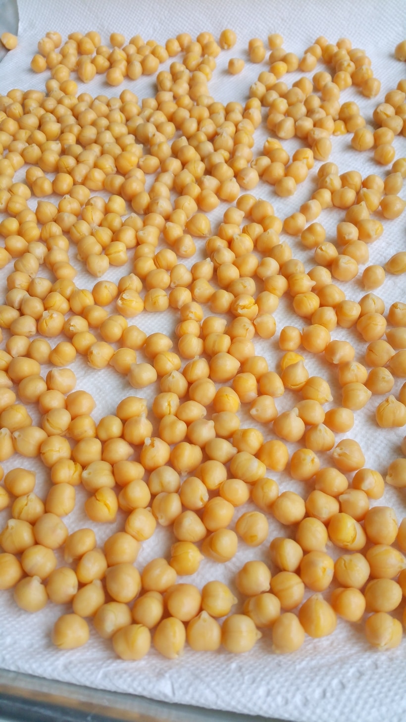 air fried chickpeas