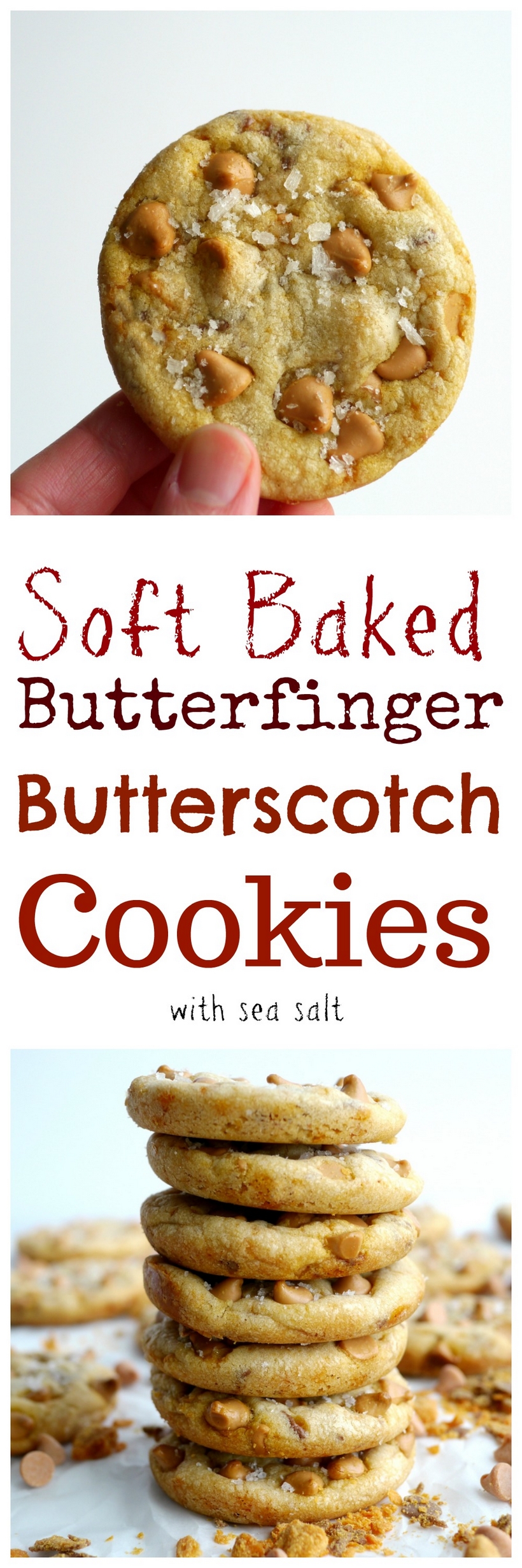 Soft Baked Butterscotch-Butterfinger Cookies