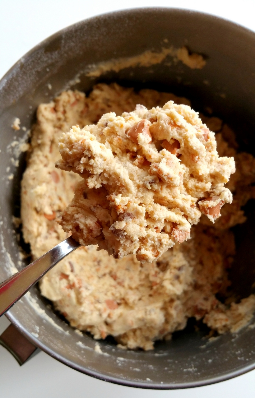 Soft Baked Butterscotch-Butterfinger Cookies