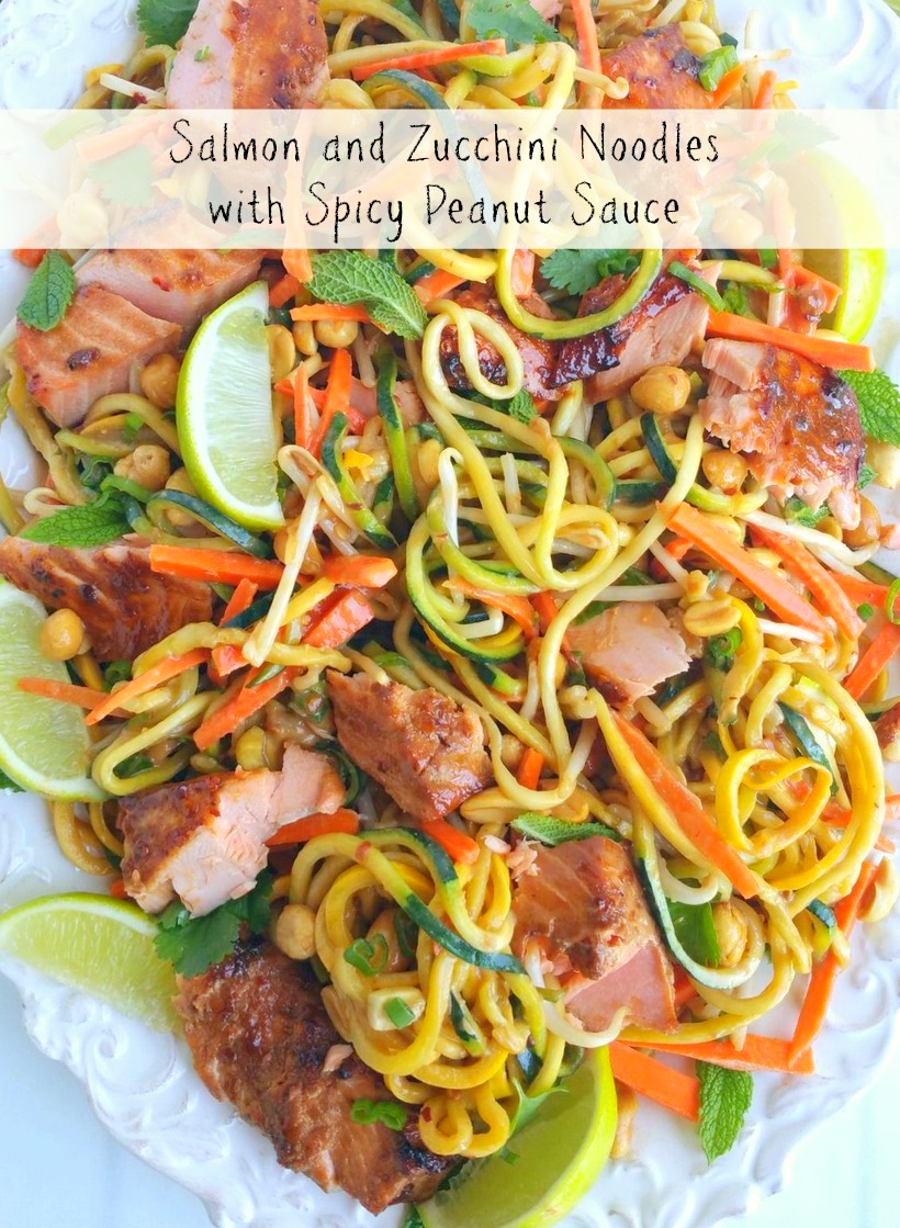 Salmon and Zucchini Noodles with Spicy Peanut Sauce, the refreshing and zesty sauce will make a lasting impression on everyone who is lucky enough to join you for this meal.