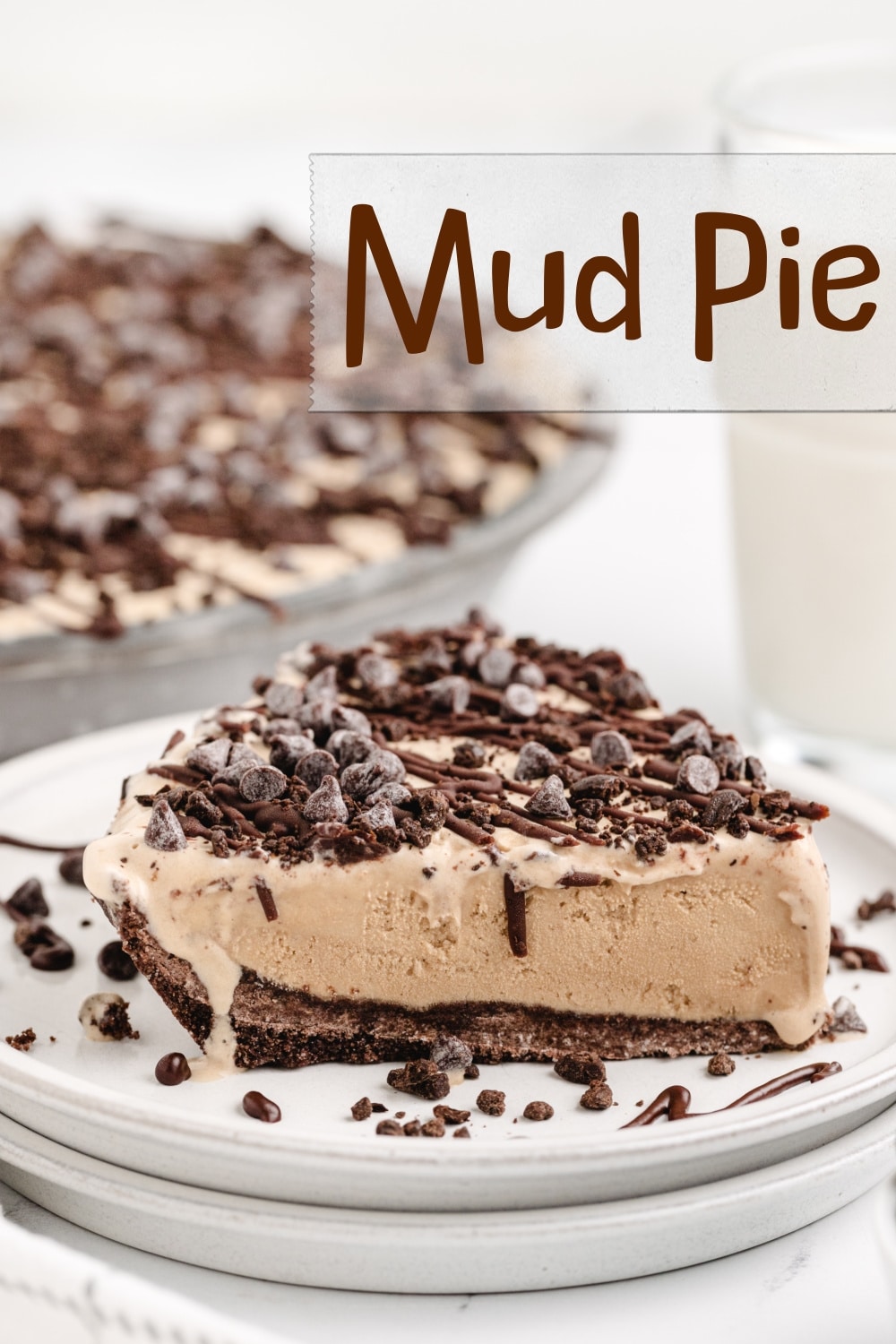 This Mud Pie is a real treat! Coffee-flavored ice cream and chocolate come together for a fantastic combo in every bite. I like to crush up some chocolate-covered espresso beans on top for an extra burst of flavor and a nice crunch. via @cmpollak1