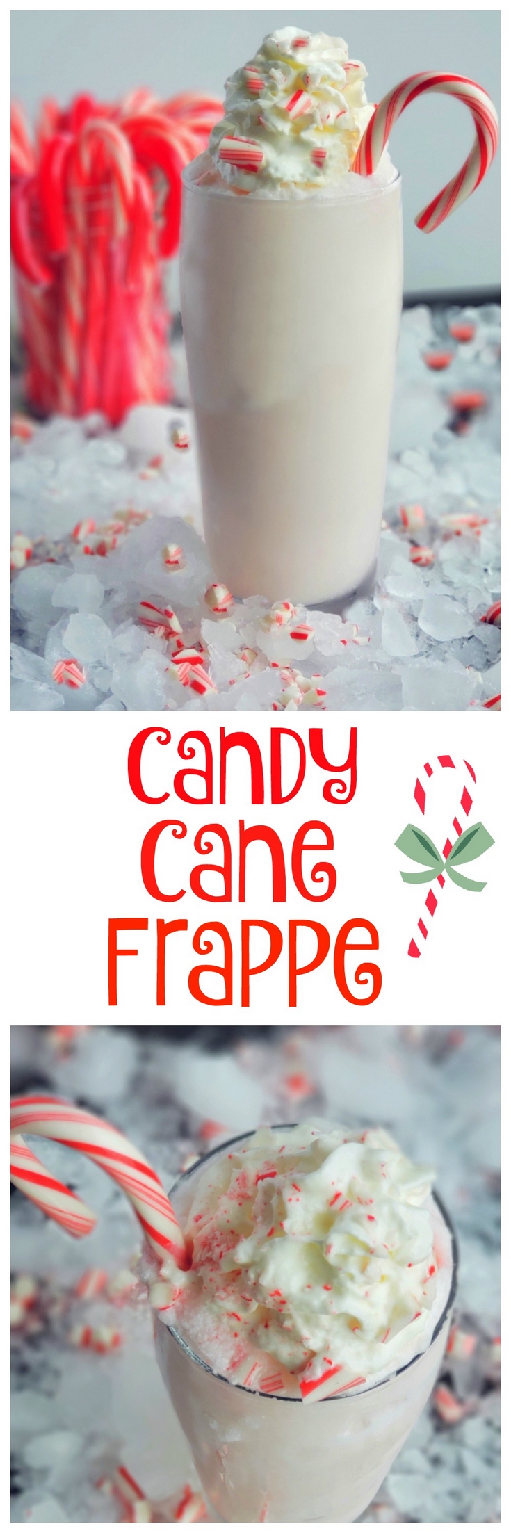 Treat yourself to a Candy Cane Frappe this holiday season or anytime you are craving a delightful peppermint flavored beverage. #noblepig #frappe #candycane via @cmpollak1