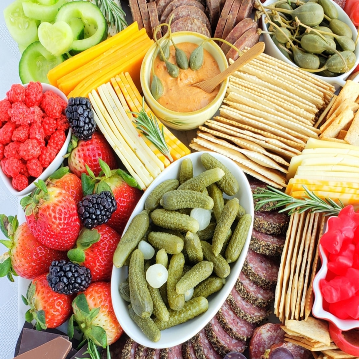 Valentine's Day Charcuteries Board