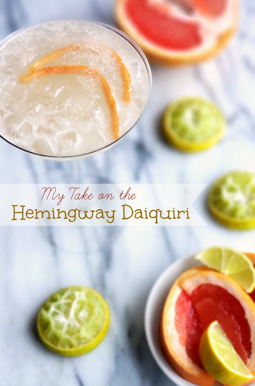 Ernest Hemingway became obsessed with the daiquiri after spending time in Cuba. This is my take on the special recipe created for him in his honor. #cocktail #daiquiri