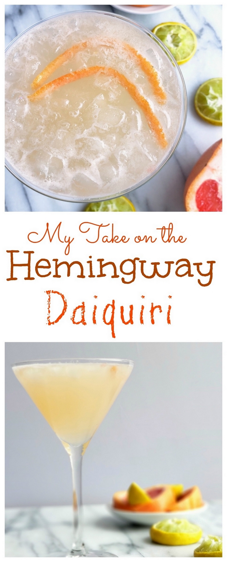 Ernest Hemingway became obsessed with the daiquiri after spending time in Cuba. This is my take on the special recipe created for him in his honor.  #cocktail #daiquiri via @cmpollak1