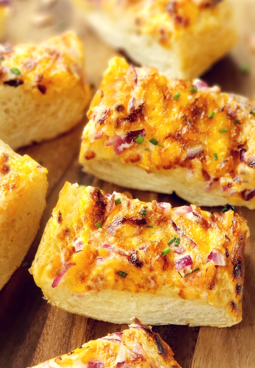 Cheesy Bread Spread will transform your regular loaf of bread into a mouthwatering sensation. Serve this bread with pasta dishes or next to a freshly made salad. Bread Spread