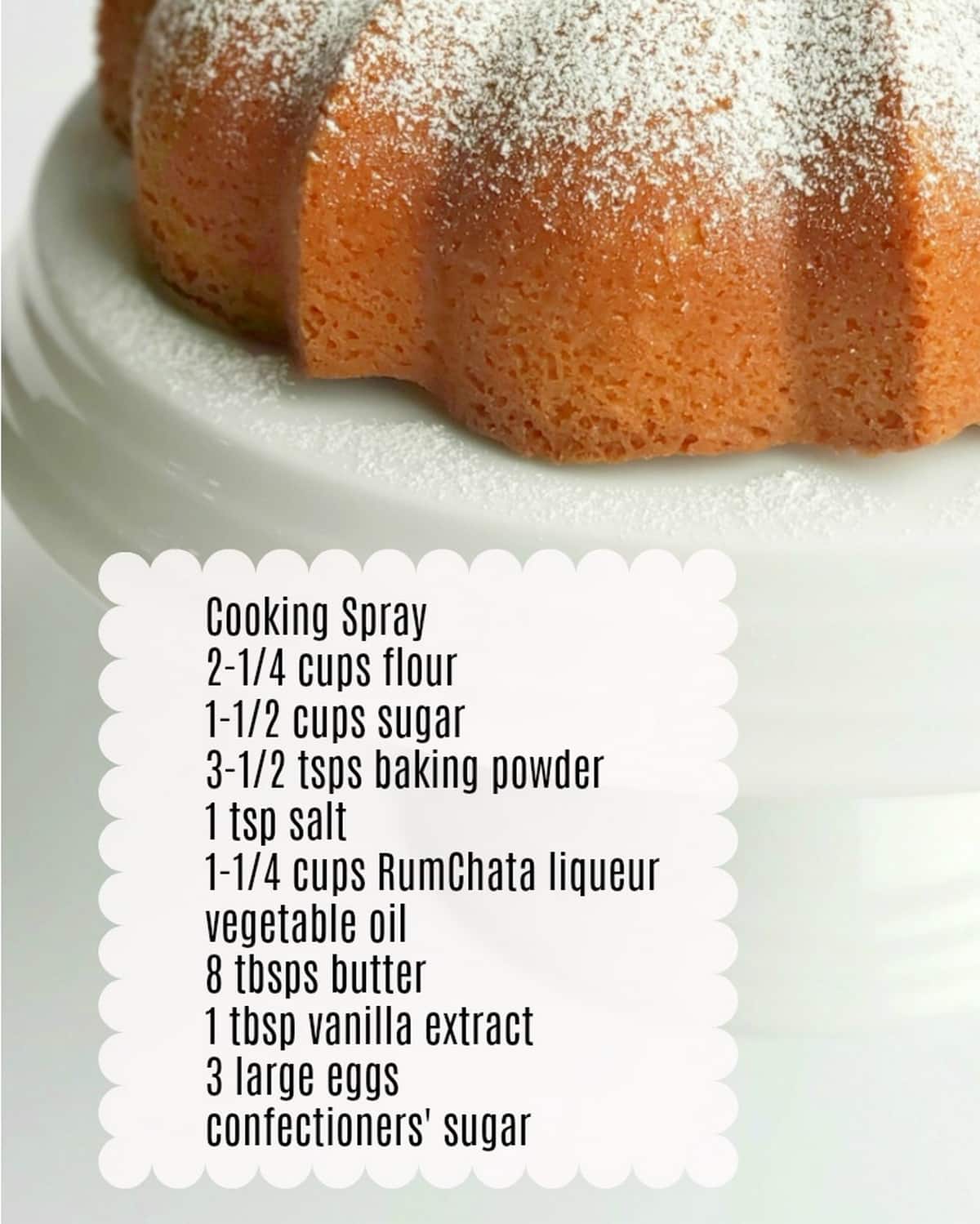 cake ingredients