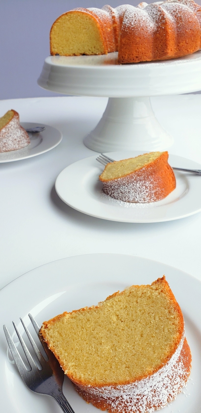 Slices of Bundt Cake