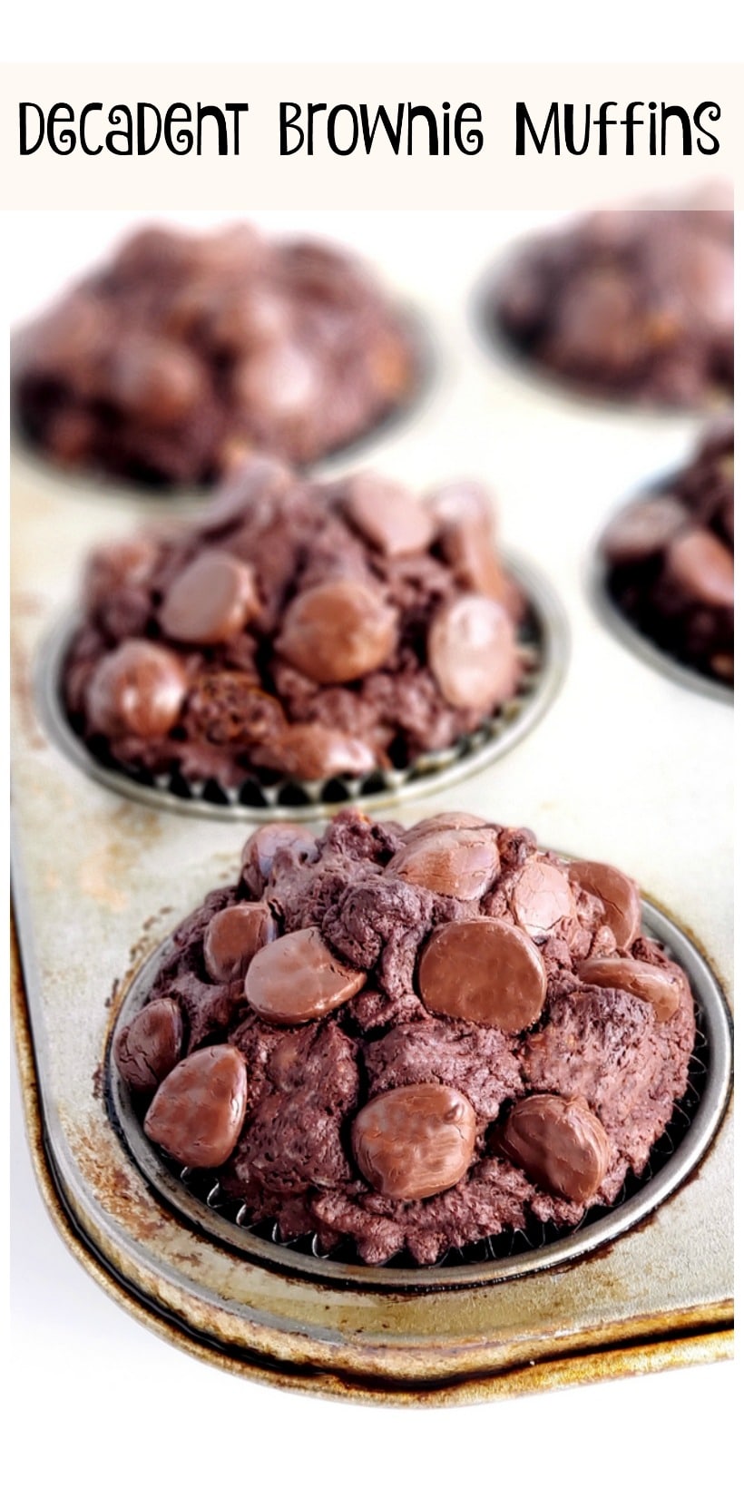 The Most Decadent Brownie Muffins are muffins by morning or brownies by evening - whatever time of day you decide to indulge, these amazing muffins will tame the fiercest of chocolate cravings.  via @cmpollak1