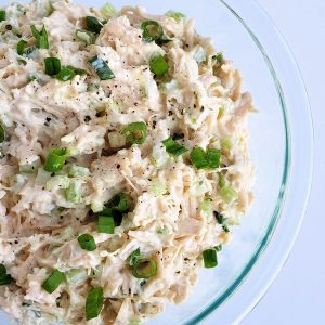 Canned chicken is a life and time-saving pantry staple we should all regularly keep on our kitchen shelves. Here are three delicious canned chicken recipes I have been making my family for over twenty years. Canned chicken is one of the most convenient and inexpensive ways to add protein to a meal. #easymeals #pantrystaplerecipe #easypantrystaplemeal #easydinner #whatsfordinner #noblepig