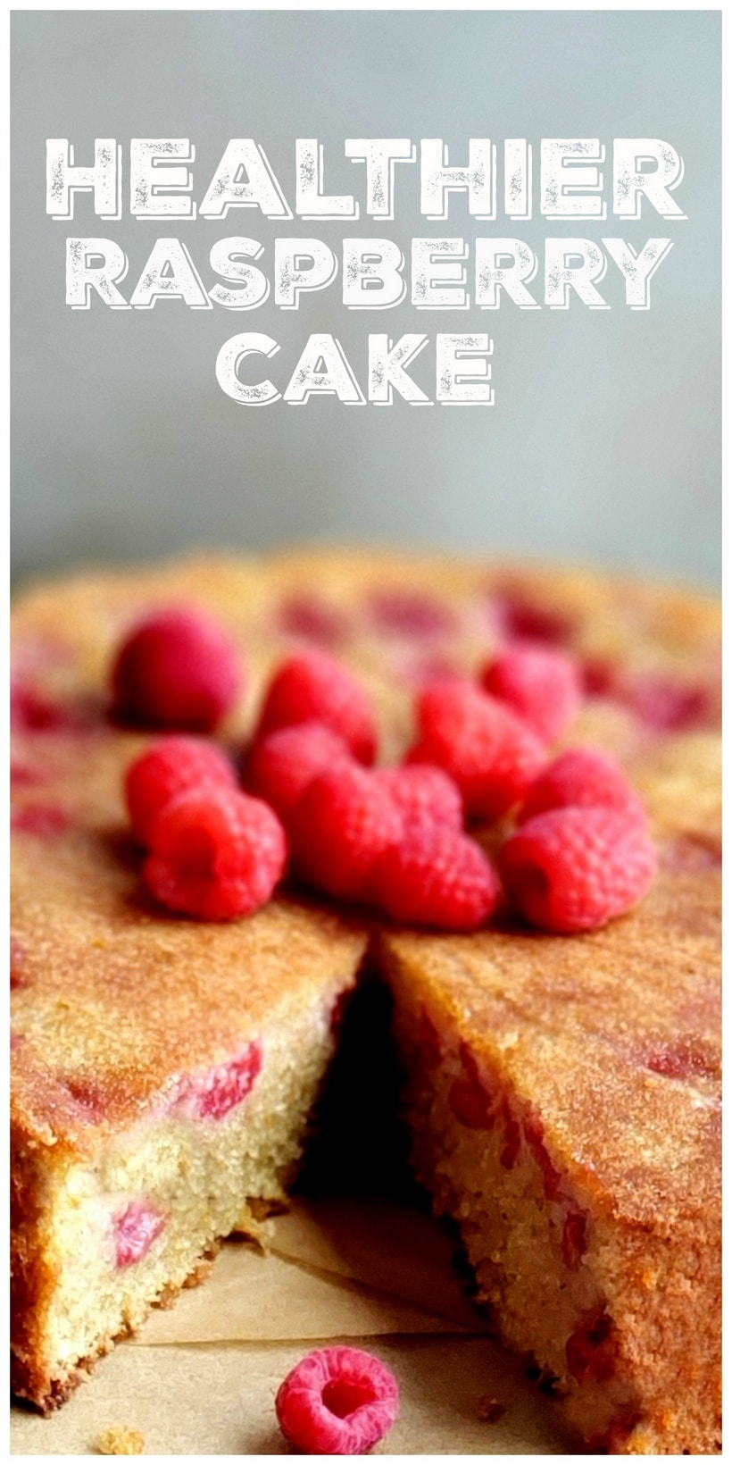 This rustic, buttery cake makes a luscious, golden frame for fresh raspberries. Serve this healthier version of raspberry cake with a dollop of freshly whipped cream and extra raspberries on the side. via @cmpollak1