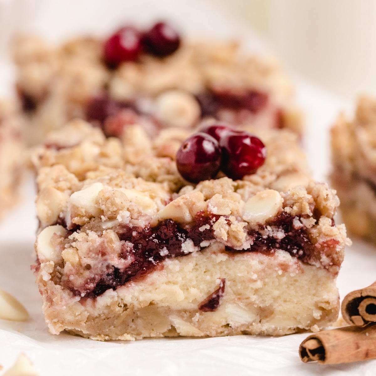 cream cheese cranberry bars