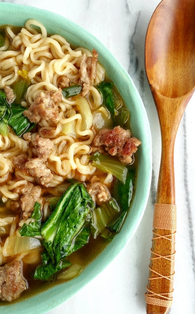 A life-changing Gingery Pork Ramen recipe because honestly, it’s going to rock your world. The ground pork turns this ramen into a hearty meal with a pop of flavor you’ve never quite tasted before. pork ramen