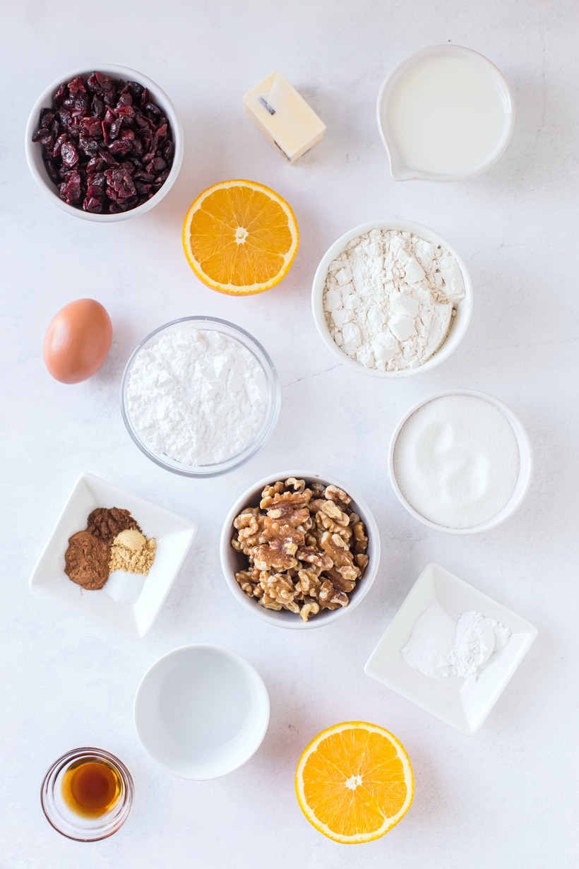 cranberry bread ingredients