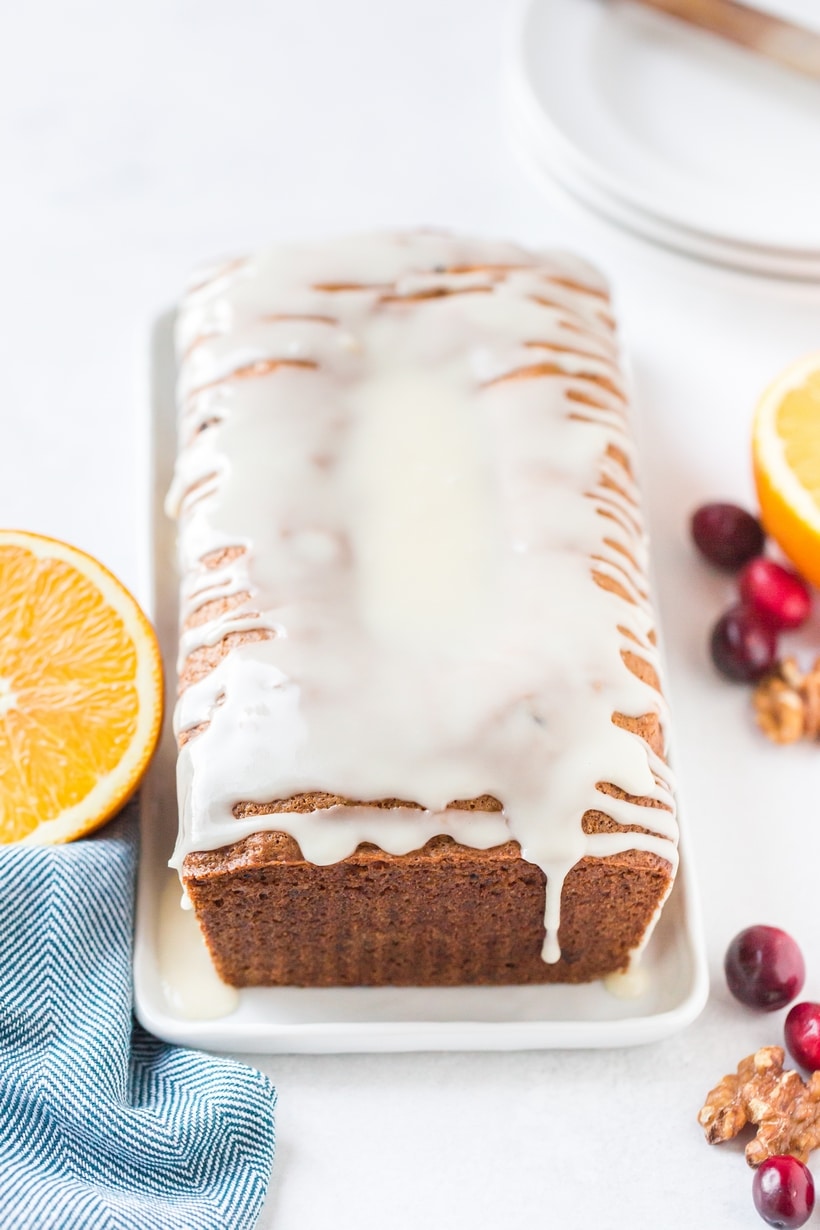 Christmas cranberry bread