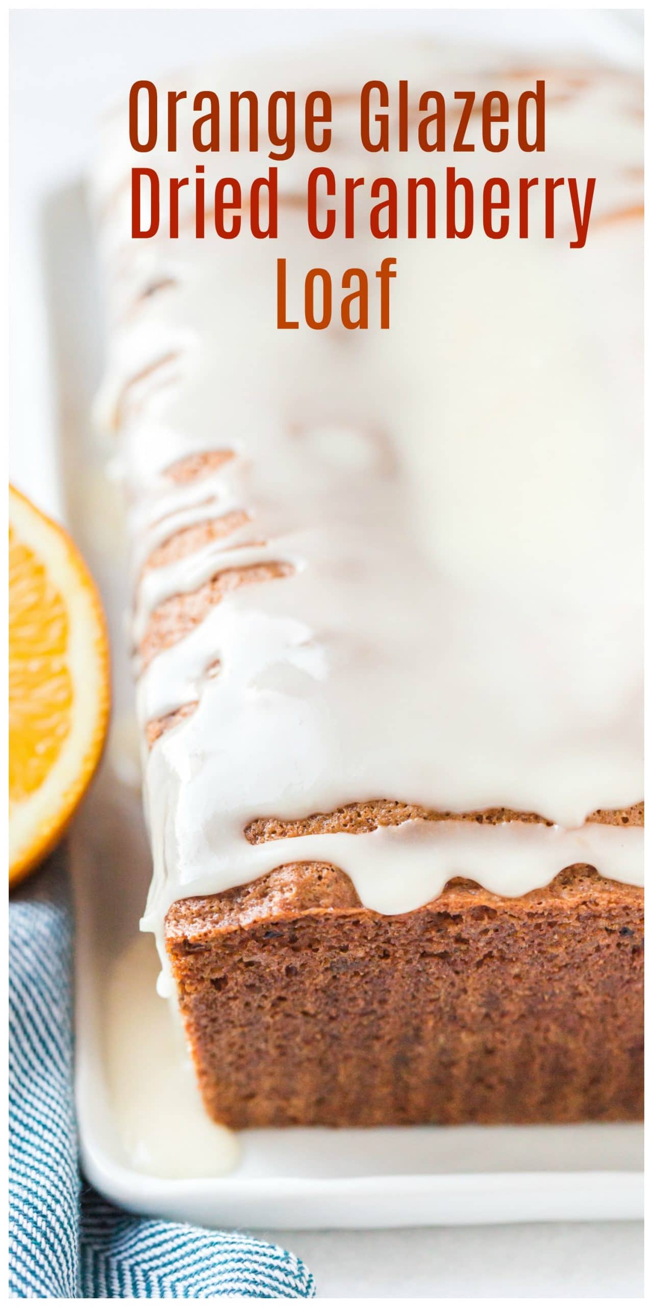 The classic flavors of cranberry and orange come together in this flavorful quick bread recipe. Using dried cranberries makes this a loaf you can bake and enjoy year round. via @cmpollak1