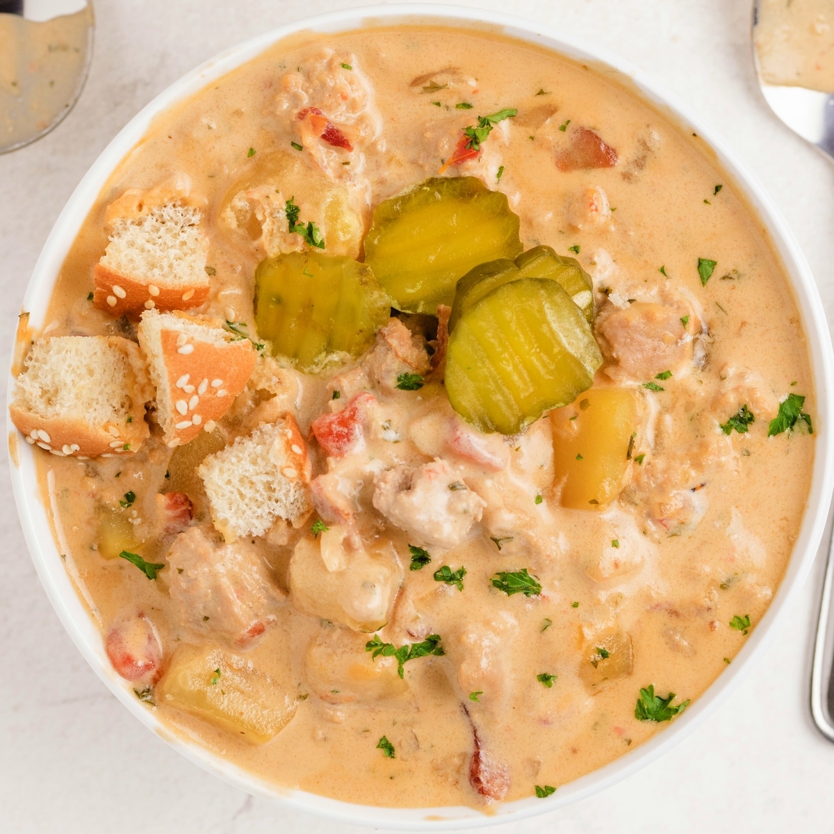 Bacon Cheeseburger Soup