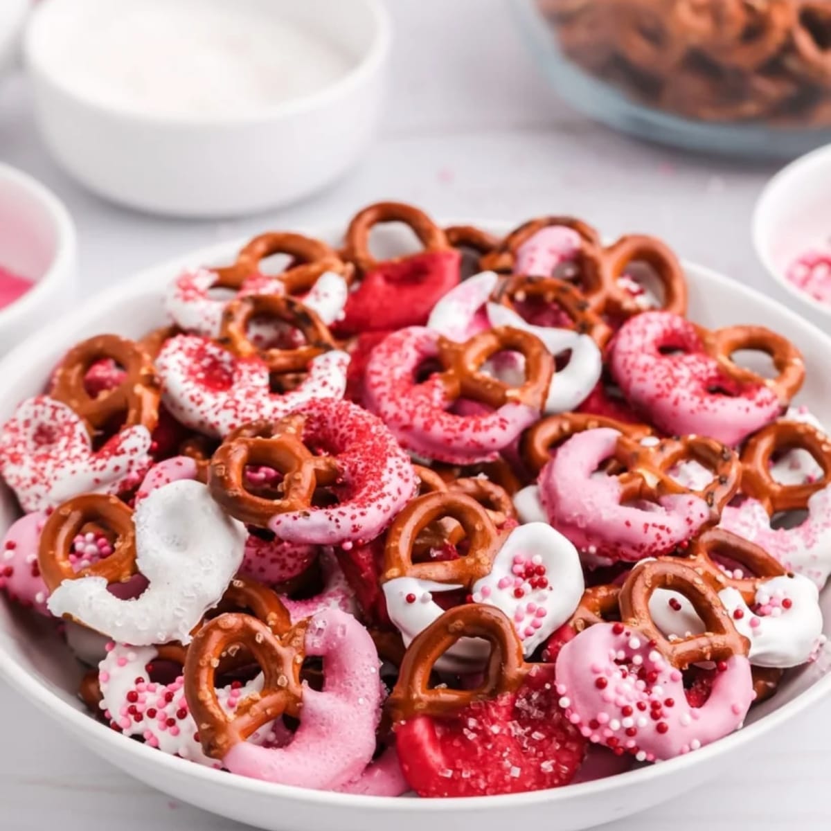 Cupid's Pretzel Treats