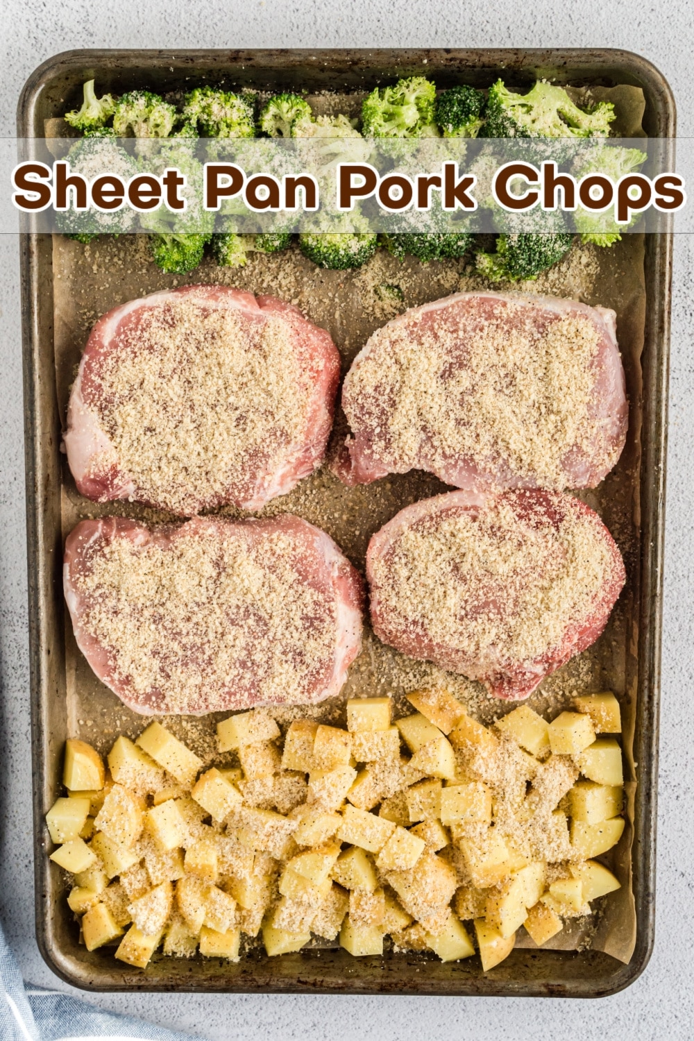 Sheet Pan Pork Chops are a favorite for an easy meal. With just a few minutes of prep, the oven takes care of the rest—it's that simple. via @cmpollak1