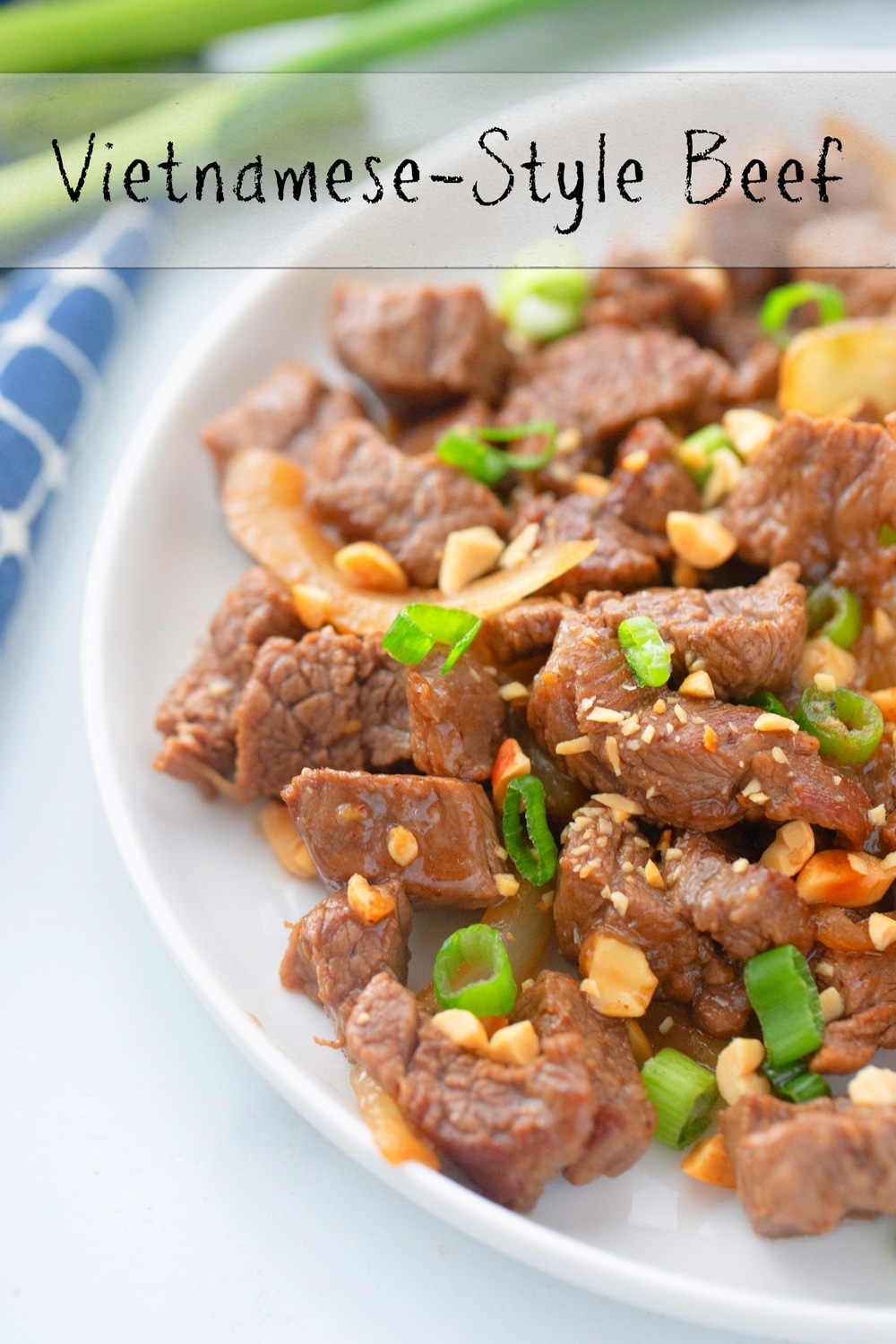 Vietnamese-Style Beef  - an easy and absolutely delicious weeknight meal you need to feed your family! All the flavors, both sweet and savory, of garlic, pepper and lime come shining through. via @cmpollak1