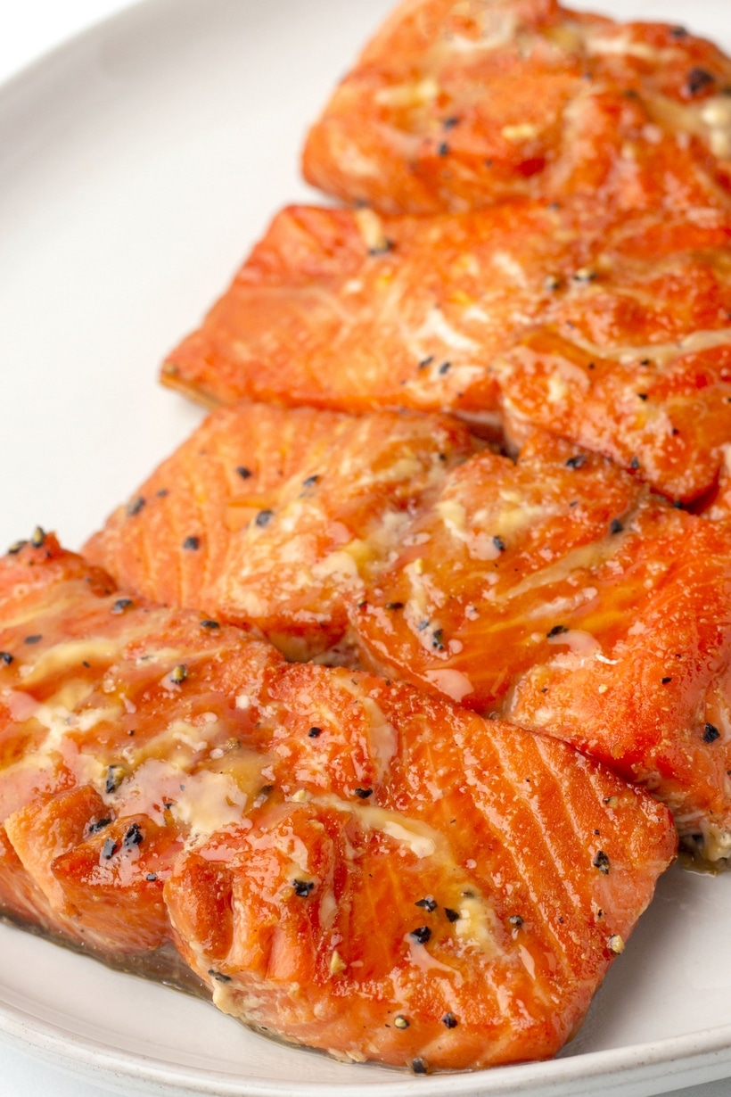 air fryer maple glazed salmon