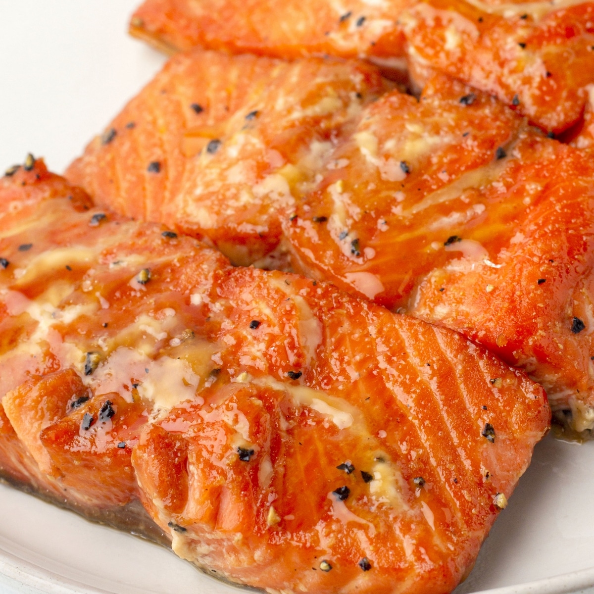 air fryer maple glazed salmon