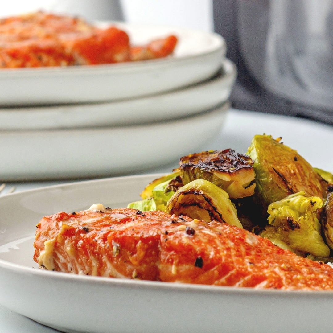 salmon with maple soy