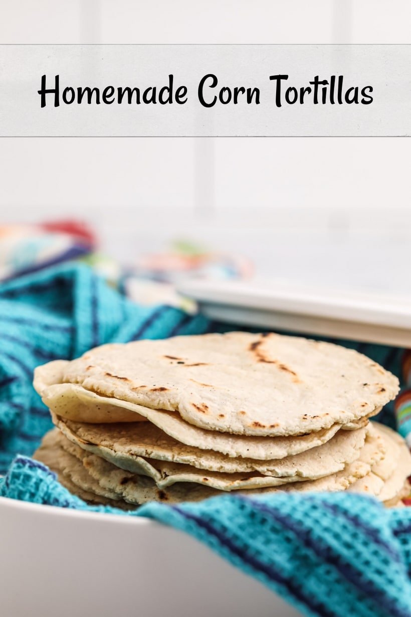 Once you make homemade corn tortillas, you will never buy them again. Corn tortilla making from scratch is a simple two-ingredient process. corn tortillas scratch recipe