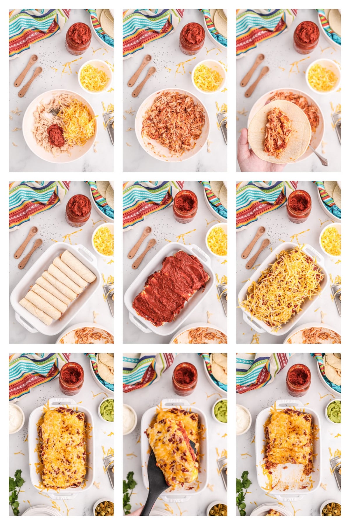 how to make enchiladas step by step