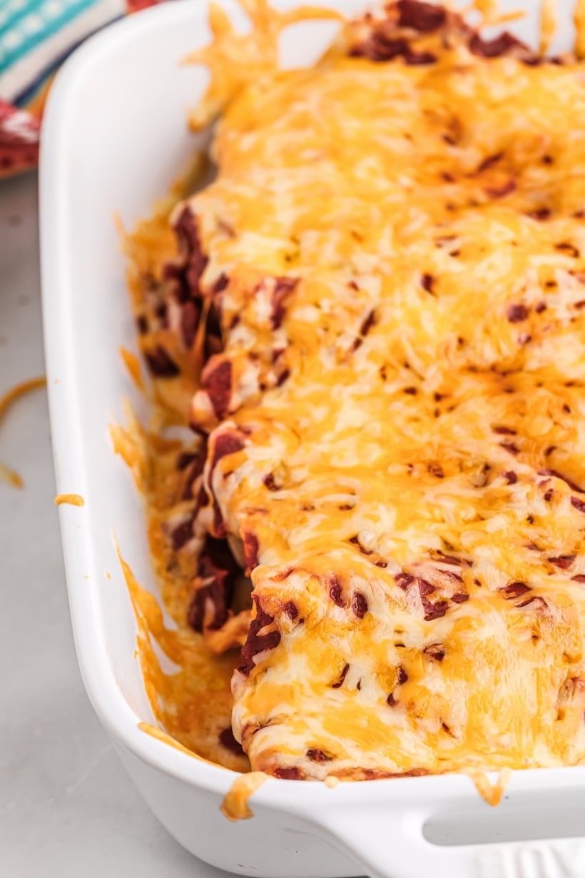 cheesy chicken enchiladas