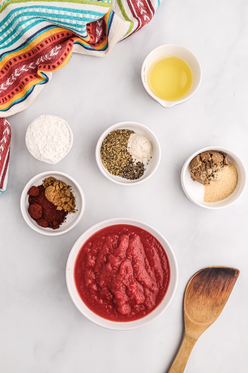 ingredients for enchilada sauce