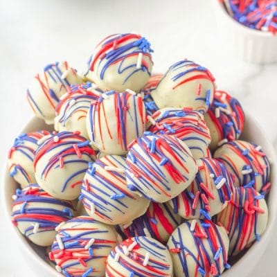 patriotic oreo balls