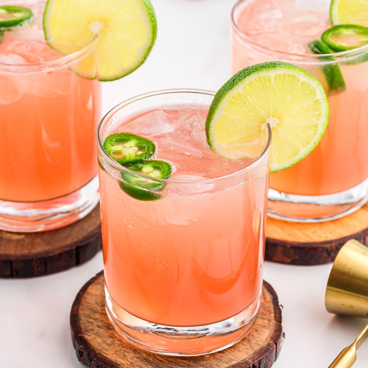 Spicy Watermelon Jalapeño Margarita (Pitcher Recipe)