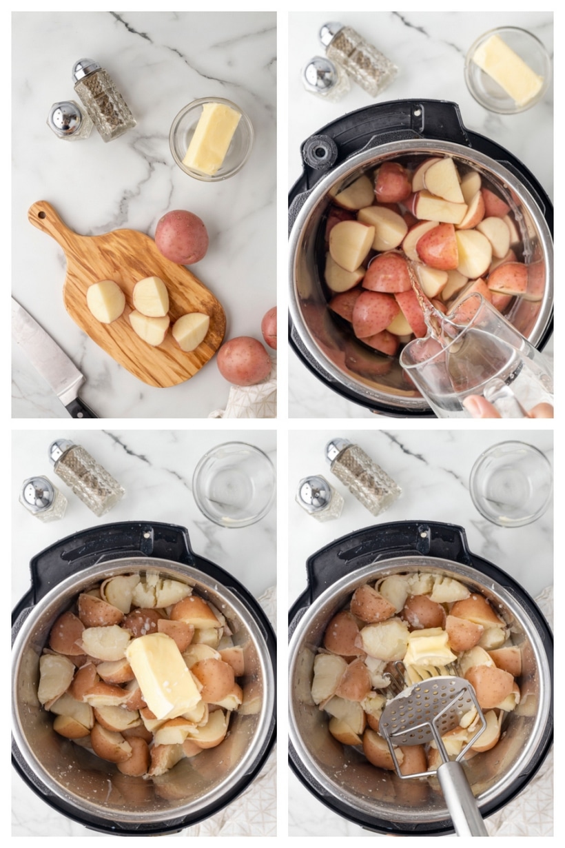 Instant Pot Mashed Potatoes are rich, creamy and flavorful in all the best ways. Using the pressure cooker is a tried-and-true method when it comes to making perfect mashed potatoes every time. step by step instructions
