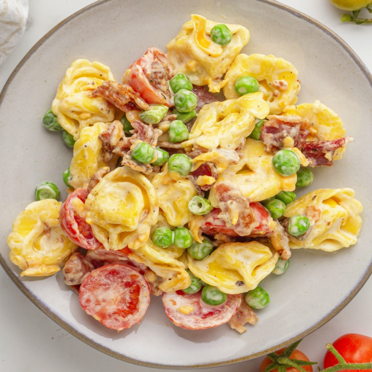 bacon ranch tortellini salad