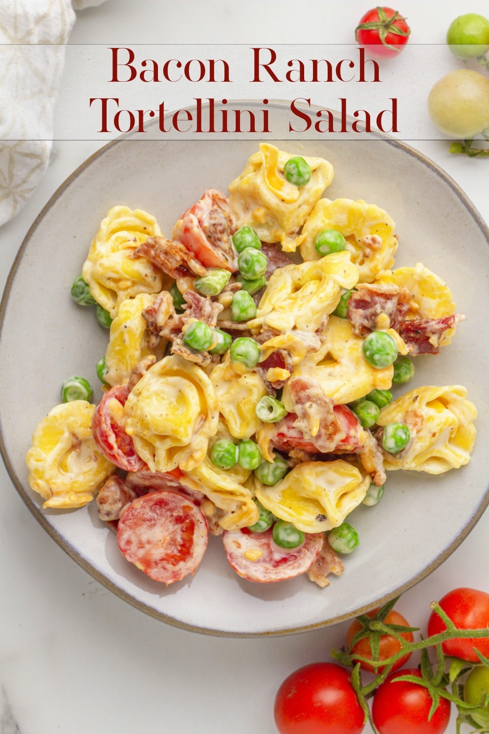 This bacon ranch tortellini salad is the go-to for potlucks and weeknight dinners when something quick and tasty is needed. It’s creamy, delicious, and while it’s a summer classic, it’s perfect for enjoying all year long. via @cmpollak1