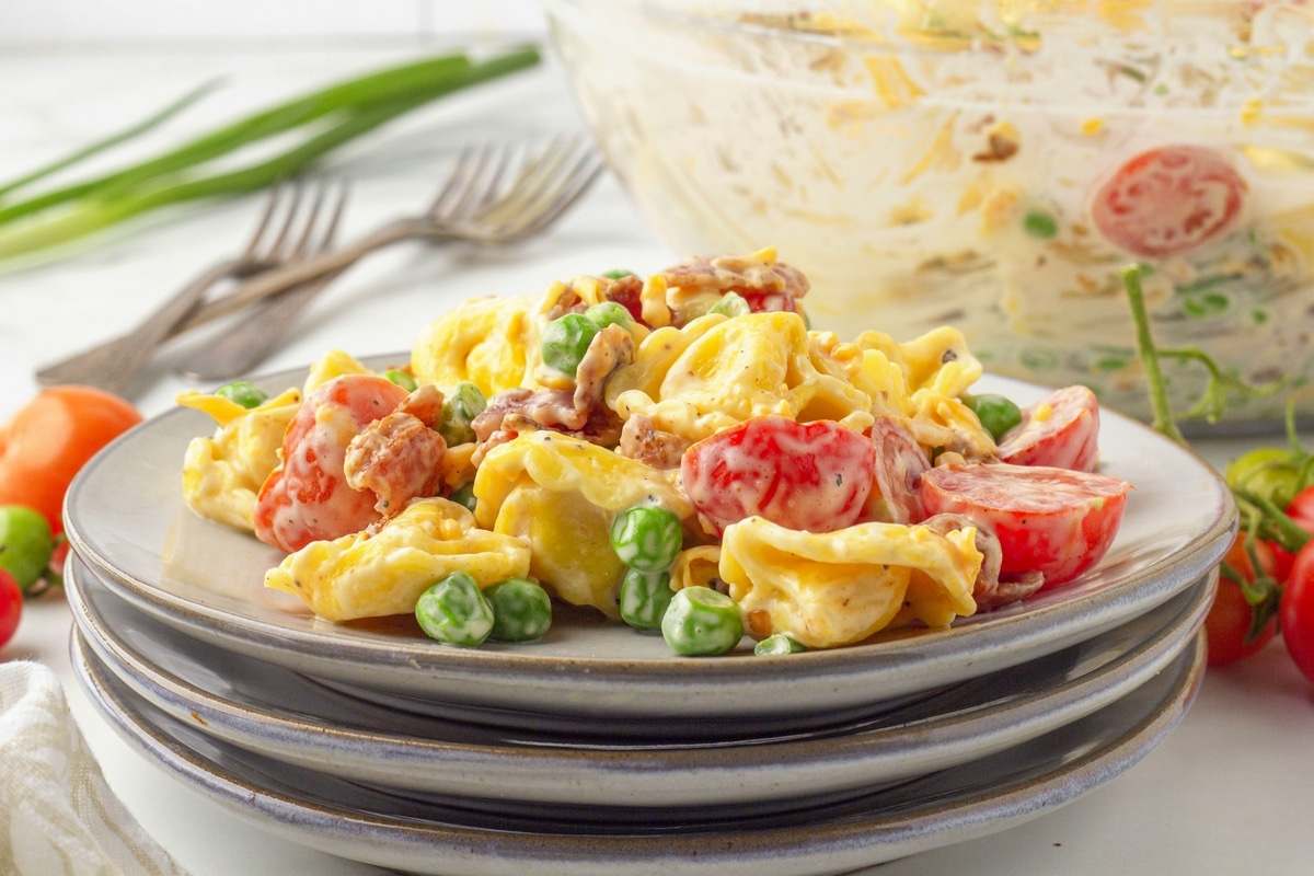 I love how the tangy ranch dressing balances out the richness of the bacon and tortellini. It’s so versatile—I can pair it with almost any main course and it just works. The leftovers taste even better the next day, so I always make extra for meal prep. bacon ranch pasta salad