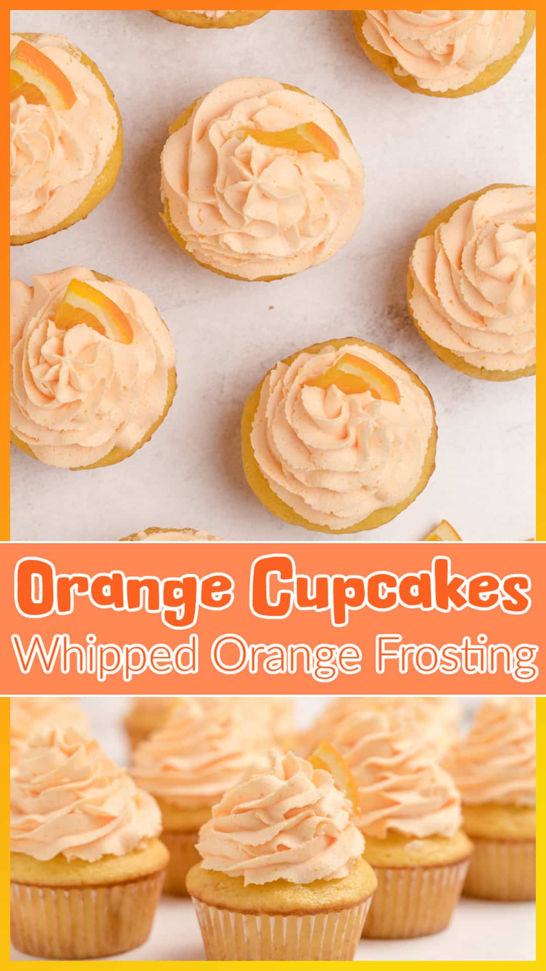 Turn a simple cake mix into something amazing with Dreamy Orange Cupcakes with Whipped Orange Frosting. This easy orange cupcakes recipe is packed with citrus flavor from real orange juice and topped with a light, fluffy orange whipped cream frosting. Perfect for birthdays or any time you want a fun dessert. If you're looking for orange cupcakes from box cake or new orange cupcake ideas, this one's a must-try. via @cmpollak1