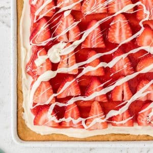 strawberry pizza
