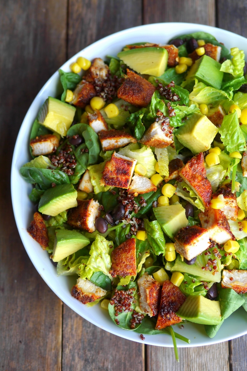 My homemade southwest seasoning is a flavorful blend of many spices used in southwest cooking. It’s an absolute star when used to season chicken. Even my pickiest eater loves chicken seasoned in this way. It really is fantastic. southwest chicken salad dressing