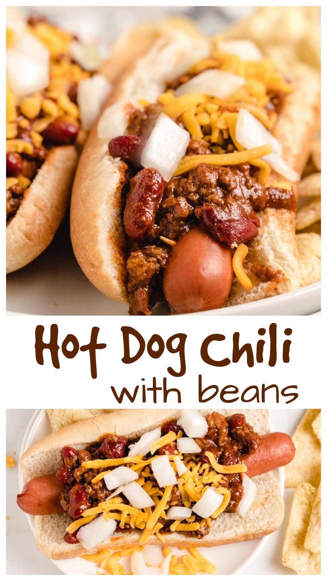 This hot dog chili with beans is perfect for summer cookouts, BBQs, or casual entertaining. It's bold, saucy, and built to hold up on a bun without falling apart. Made with lean ground beef, chili sauce, buffalo wing sauce, mustard, and just enough spice to make it interesting. If you’re planning a backyard party or grilling night, this is the kind of chili dog topping that brings everyone back for seconds. via @cmpollak1