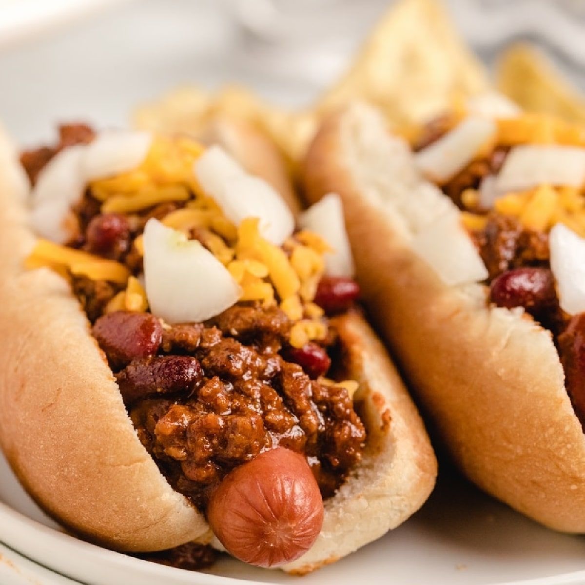 hot dog chili with beans