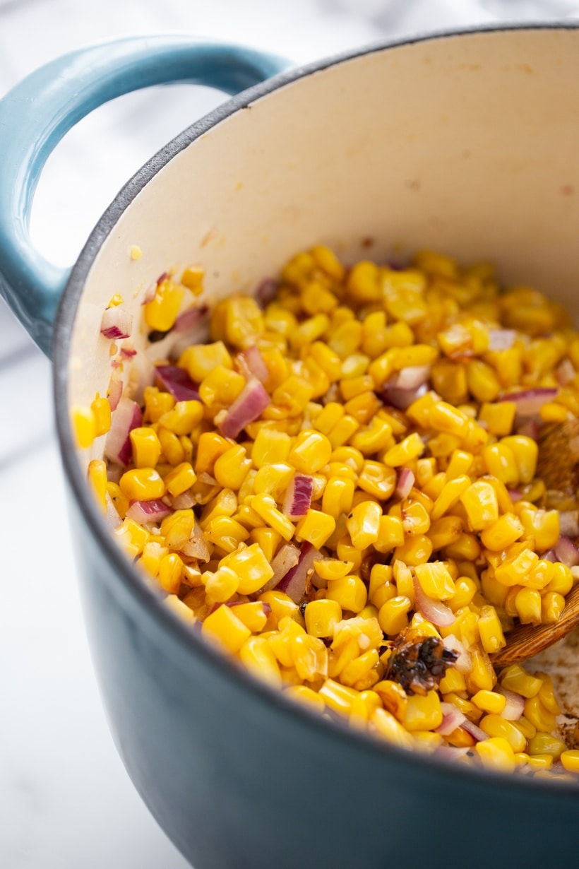 A zesty corn and salsa based tortilla soup that is not only packed with flavor, but can be on the dinner table in under an hour. taco soup with salsa