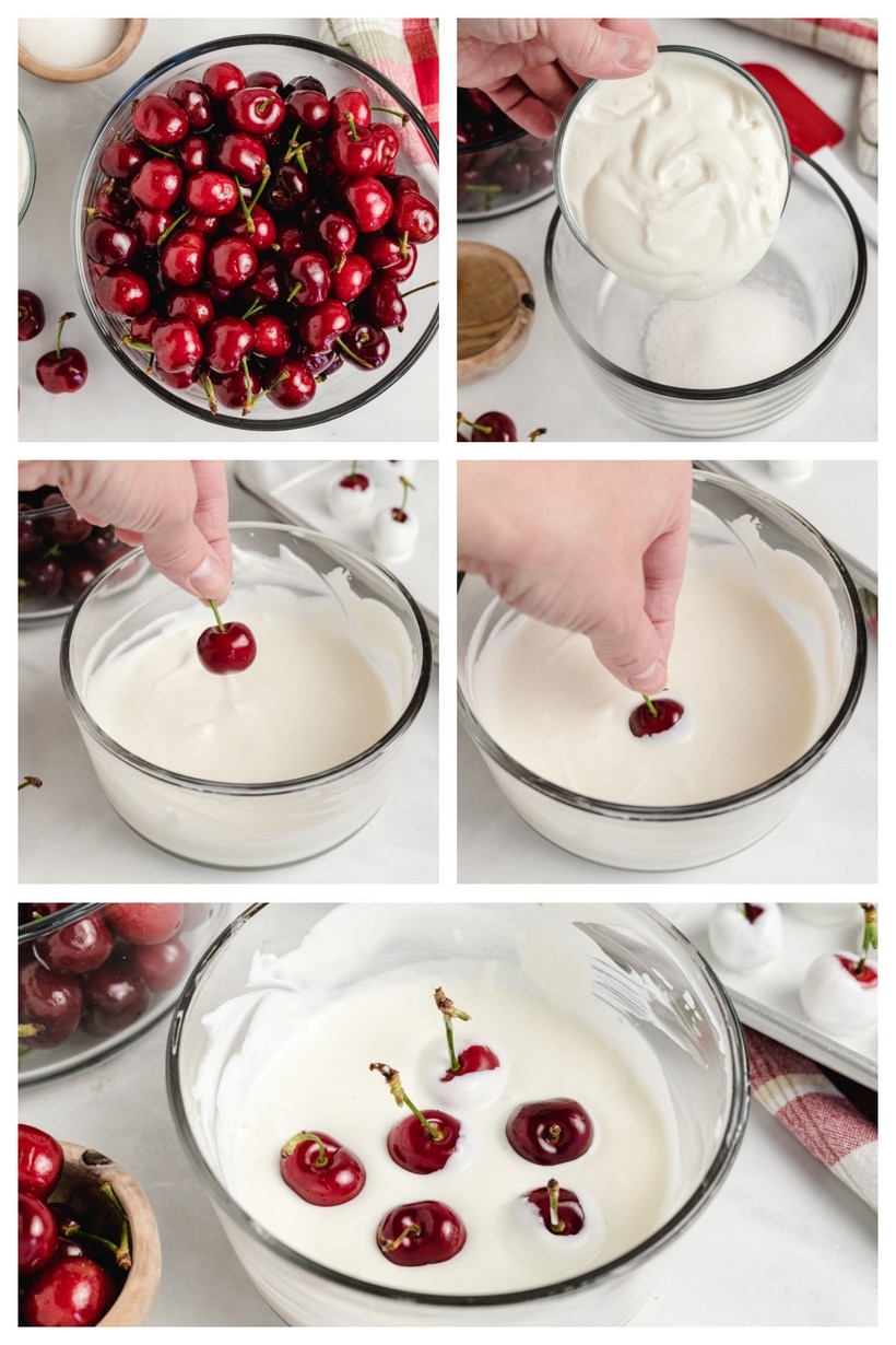 frozen Greek yogurt bites