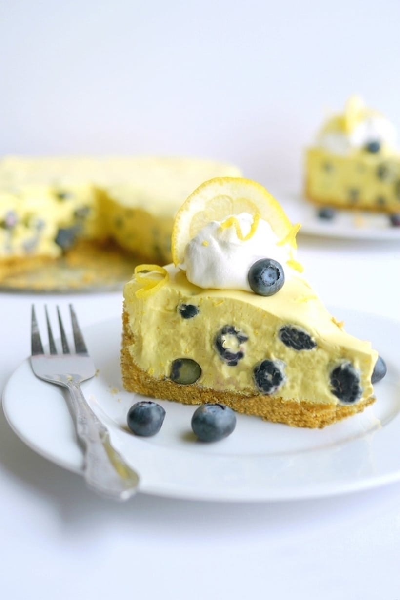 When lemon and blueberry come together in a dessert worth sharing. In many cases the lemon-blueberry combo are the perfect pairing, uniting together like chocolate and vanilla, in a blissful culinary concoction. Lemon simultaneously brings out the flavor of the berry, while cutting back on the taste of the sugar. lemon and blueberry pie
