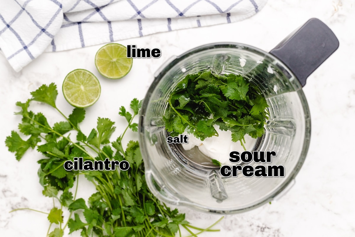 creamy lime drizzle ingredients