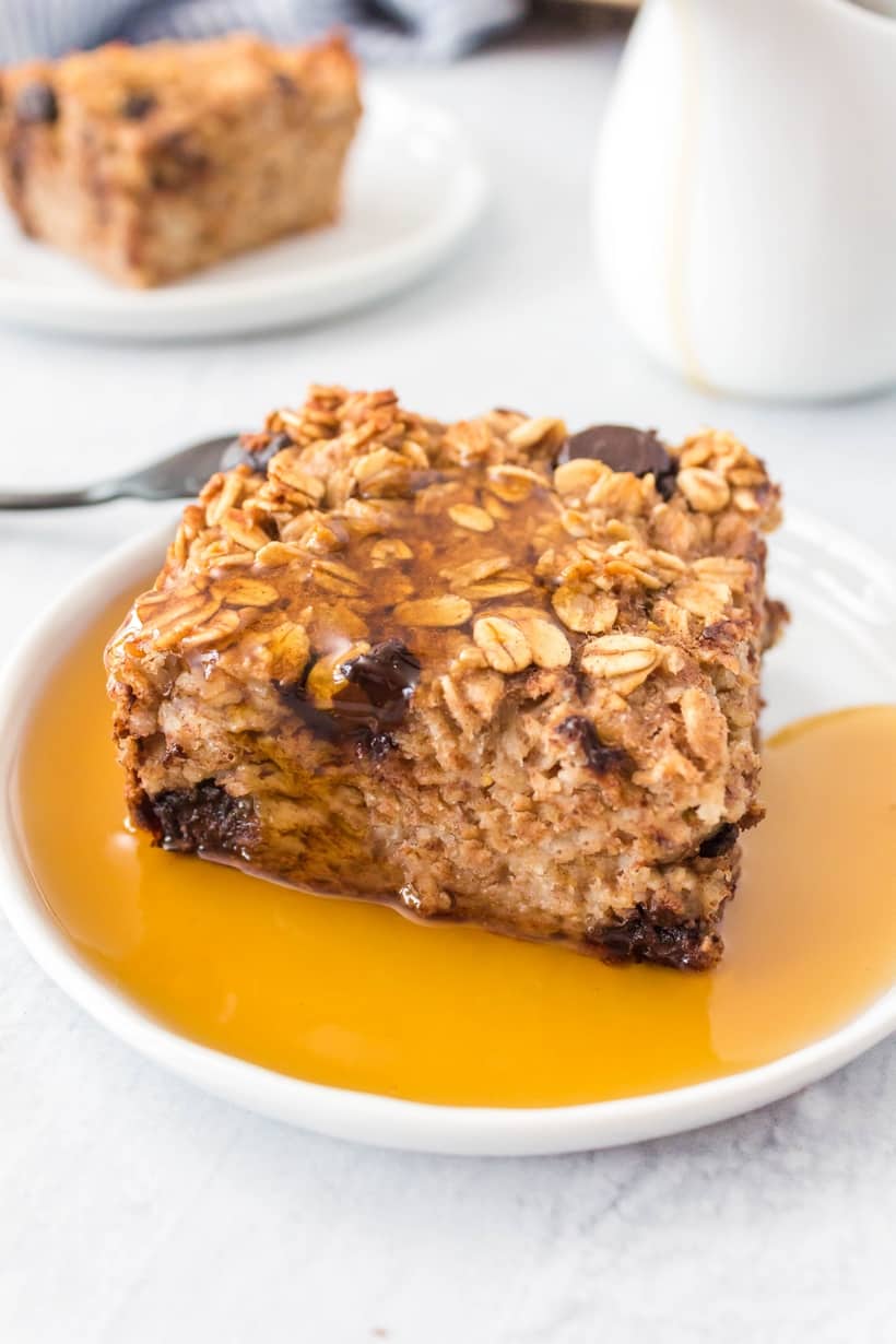 These baked oatmeal bars are not your average breakfast squares. Inside you'll find a moist, creamy interior brimming with breakfast-friendly sweetness. breakfast bars