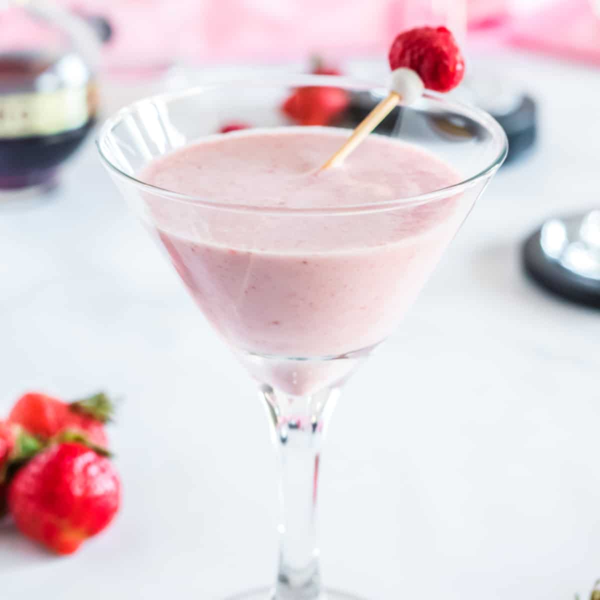 Berries and Cream Frozen Martini